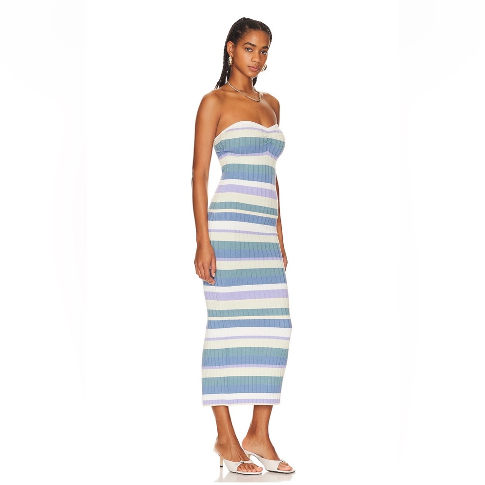 Sing of Style - Selima Striped Tube Dress